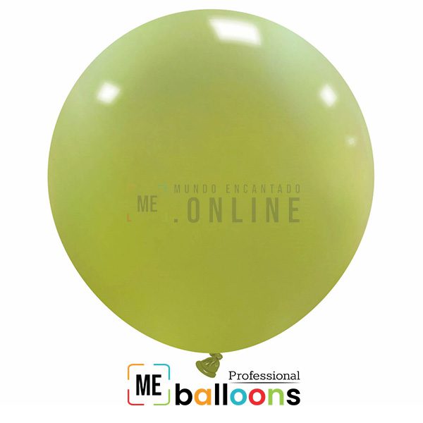 ME Balloons 10 Balões Latex 18" Verde Pistache#185 MEBalloons18TD VerdePistache185 MEBalloons18TD__VerdePistache185